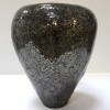 Large Crackled Mirror Vase
