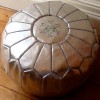 Silver Pouf