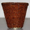 Brown Beaded Tealight Holders