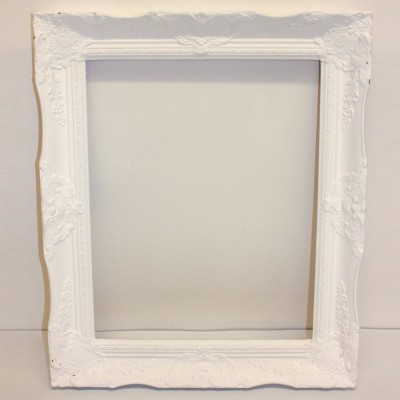Large Painted White Picture Frame