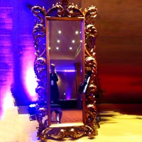 Gold Cheval Mirror