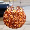 Bronze Beaded Bowl Hanging Lantern