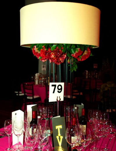 Cream Lampshade and Stand