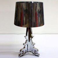 Silver Perspex Table Lamp