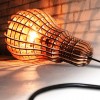 Wooden Lightbulb Lamp