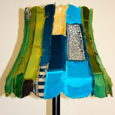Velvet Patchwork Lampshade