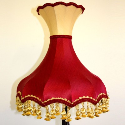 Red and Cream Lampshade