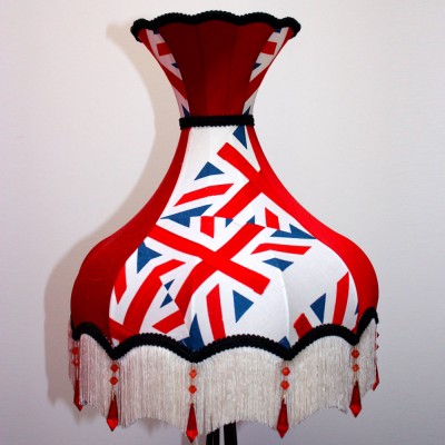 Union Jack Lampshade Red