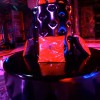 Round Black PVC Seating