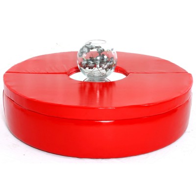 Round Red PVC Seating