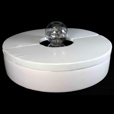 Round White PVC Seating