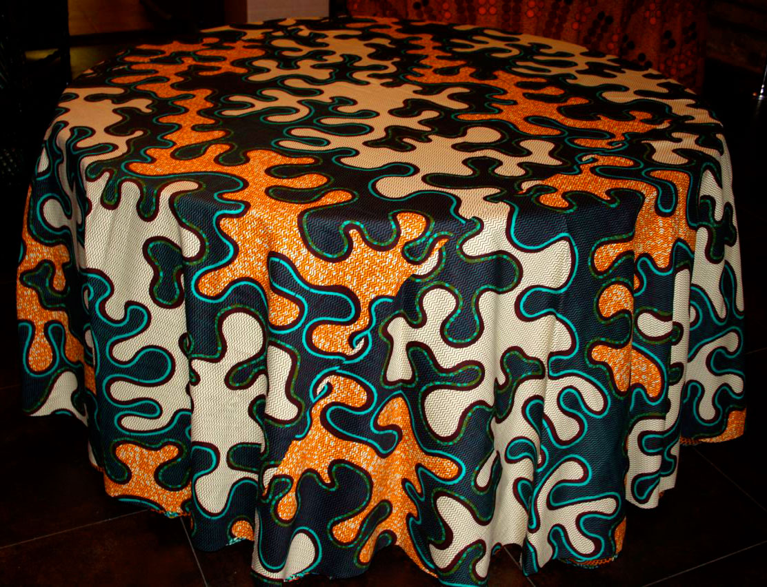 African Fabric Tablecloth Style 4 Ten and a Half Thousand Things