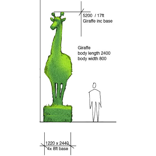 Topiary Giraffe Ten and a Half Thousand Things