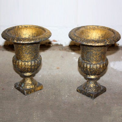 Gold Speckled Urns