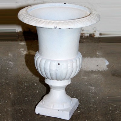 Small White Plaster Urn - Style 1