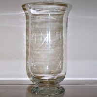 Short Glass Vase / Storm Lantern