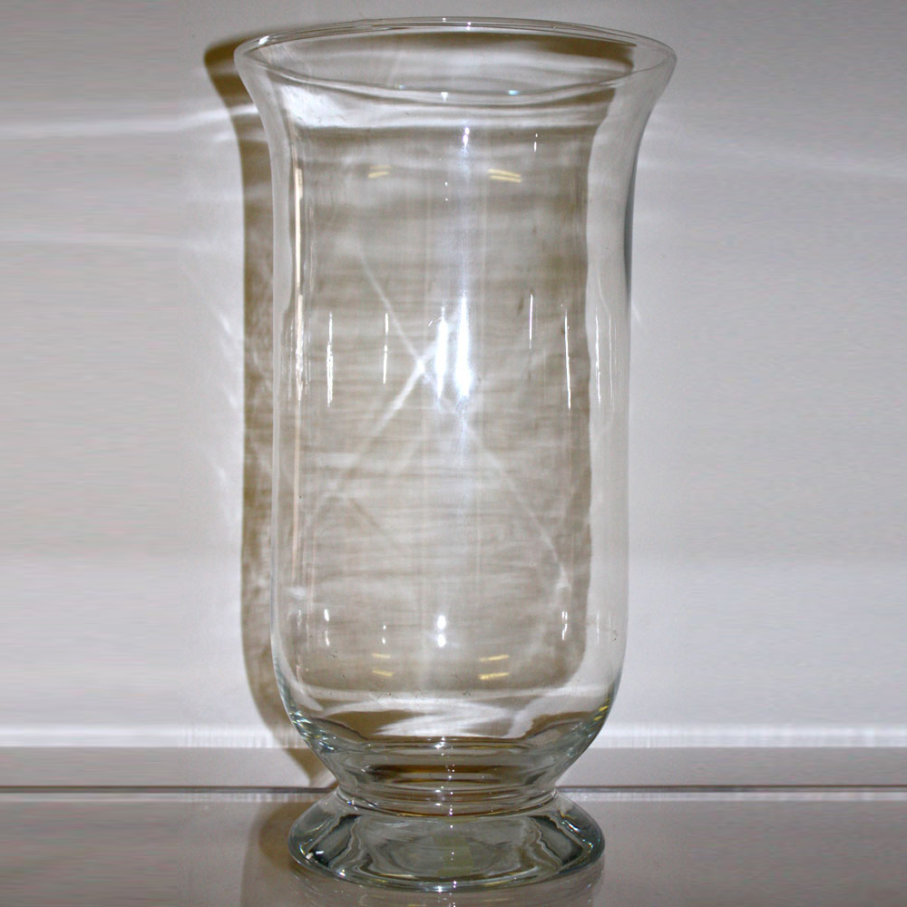 Clear Glass Short Vase or Storm Lantern Ten and a Half Thousand Things