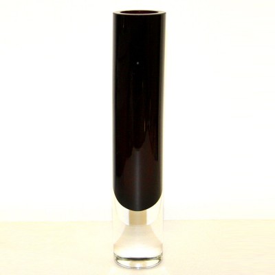 Thin Tall Black Vase