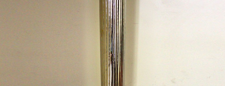 Tall Silver Vase