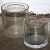 Wide Cylinder Glass Vase