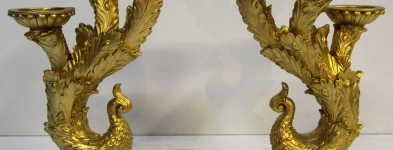 Ornate Gold Candelabra